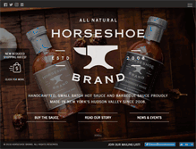 Tablet Screenshot of horseshoebrand.com